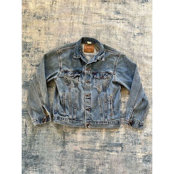 Levi's Vintage Red Tab Trucker Denim Jacket Style 70507-0389 Men's Large - Picture 1 of 5